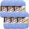 Lily Sugar'N Cream Super Size Cornflower Yarn - 6 Pack of 113g/4oz - Cotton - 4 Medium (Worsted) - 200 Yards - Knitting/Crochet